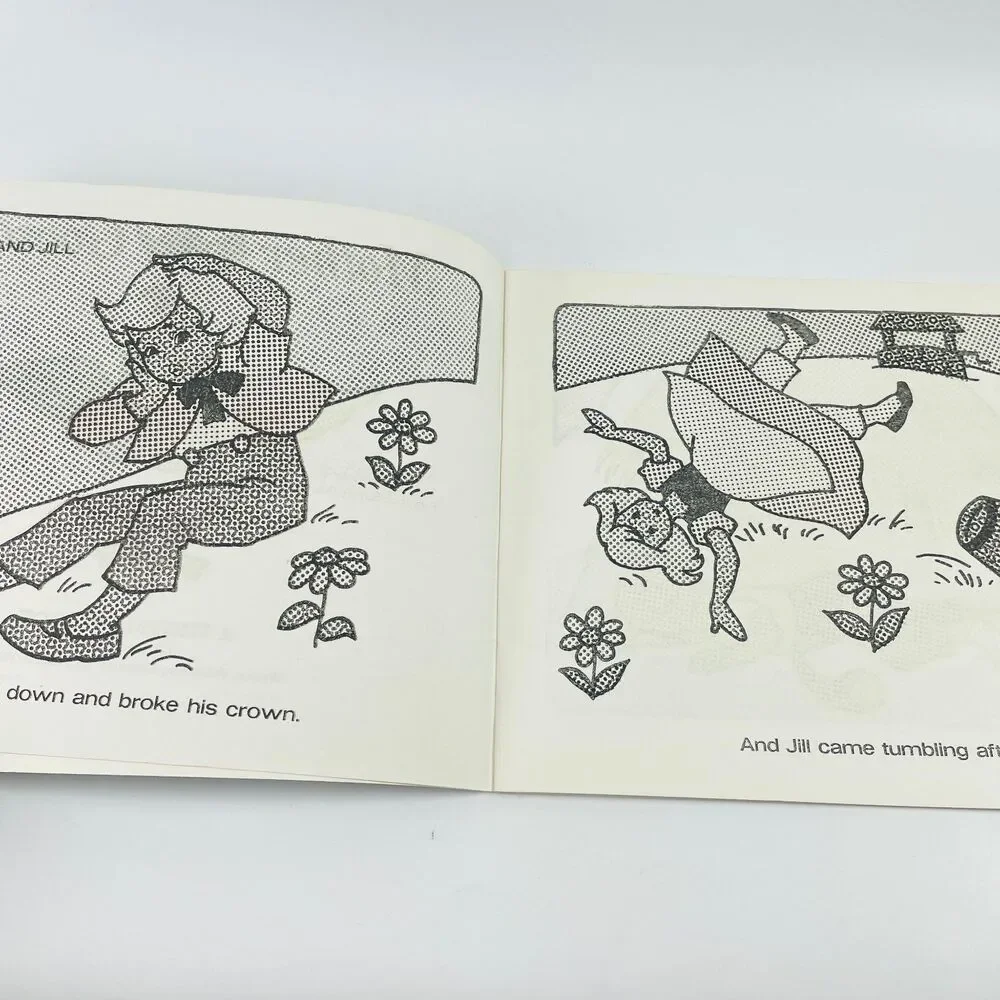 Mother Goose Florence Sarah Winship 1970 Paint With Water Whitman 1031 Unused
